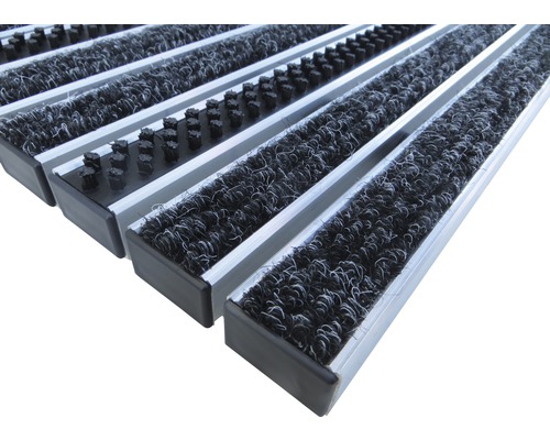 Wolfa ribbel/borstel inzetstuk voor deurmatbox 60x40x2 cm