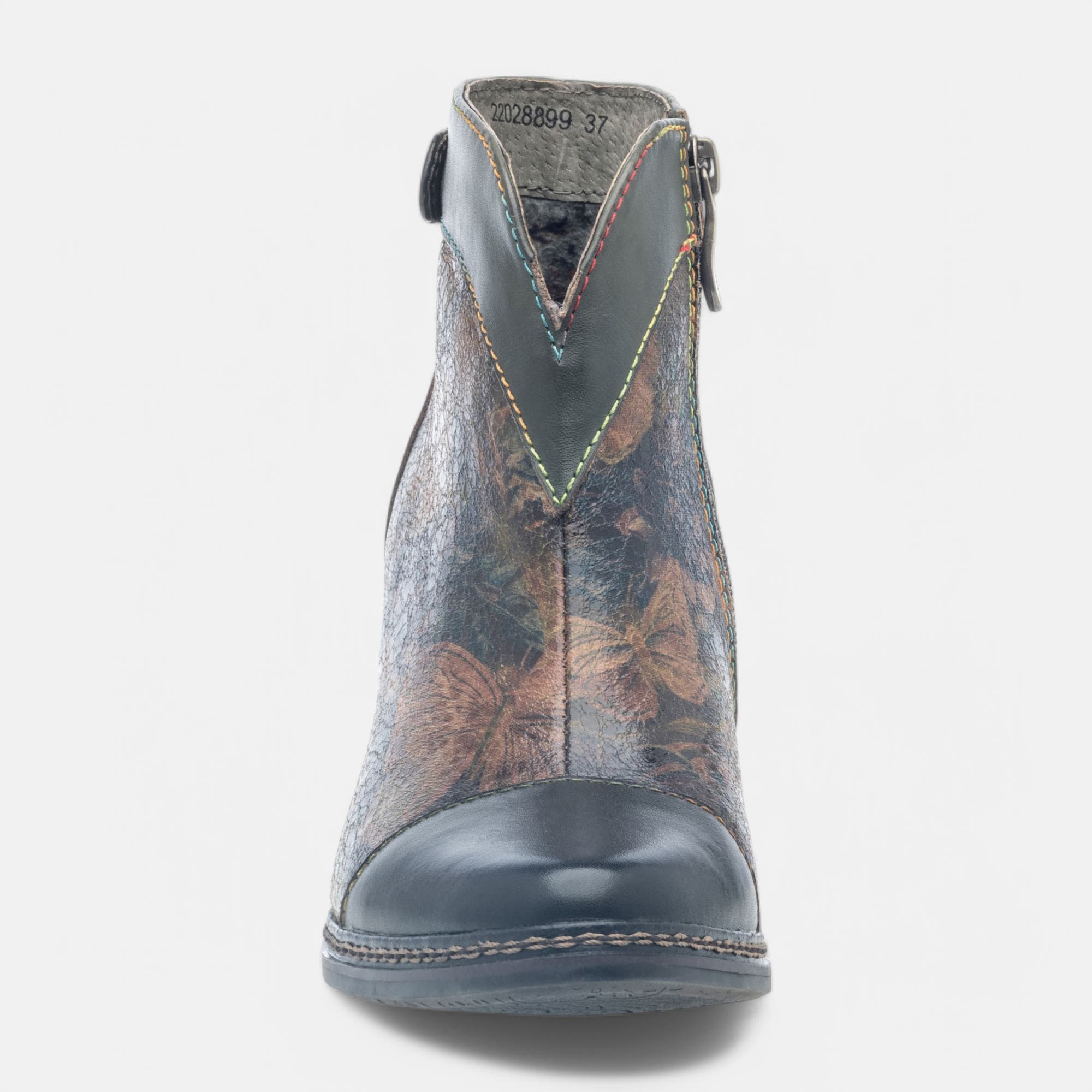 Bottines à talon Femme kaki