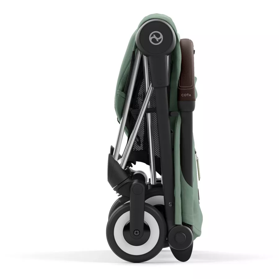 cybex PLATINUM Buggy Coya Chrome Dark Brown Leaf Green