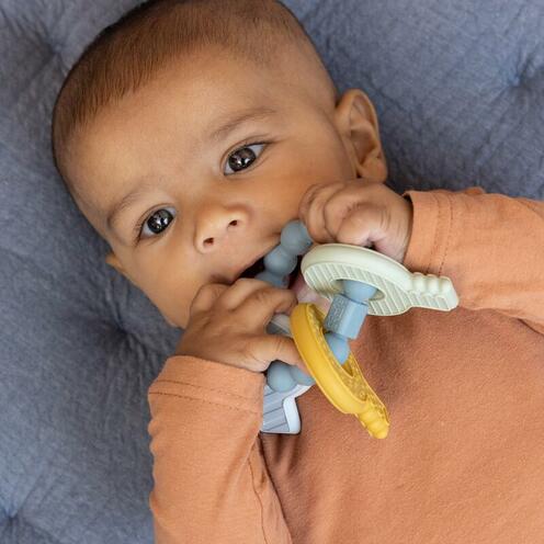 Jouet de dentition clefs Bleu - LITTLE DUTCH