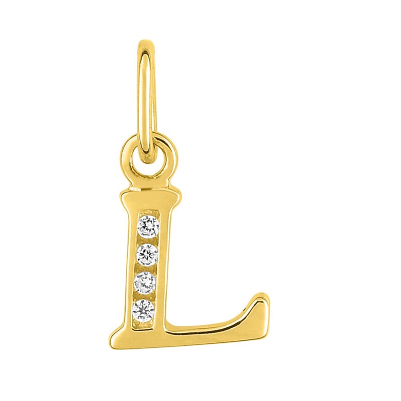 Pendentif enfant - Or 18 Carats - Diamant 0,032 Carats