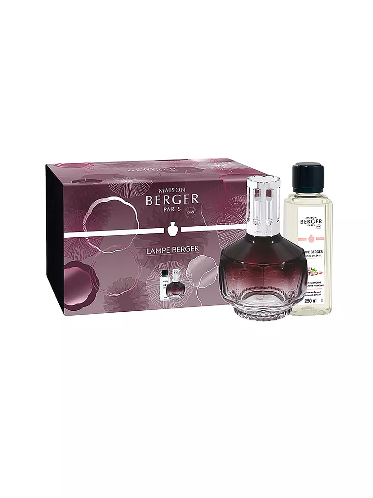MAISON BERGER PARIS Lampe Berger Molecule Pflaume Set - Unter den Magnolien beere