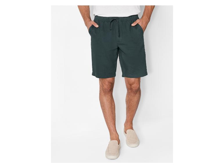 Korte linnen heren broek