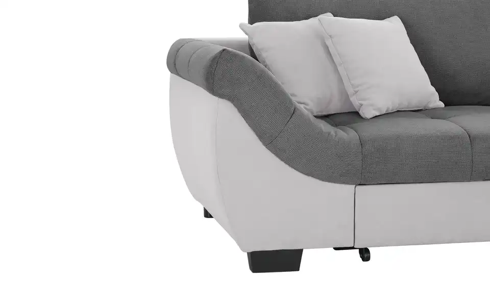 Ecksofa Krissy Steingrau, Silbergrau rechts