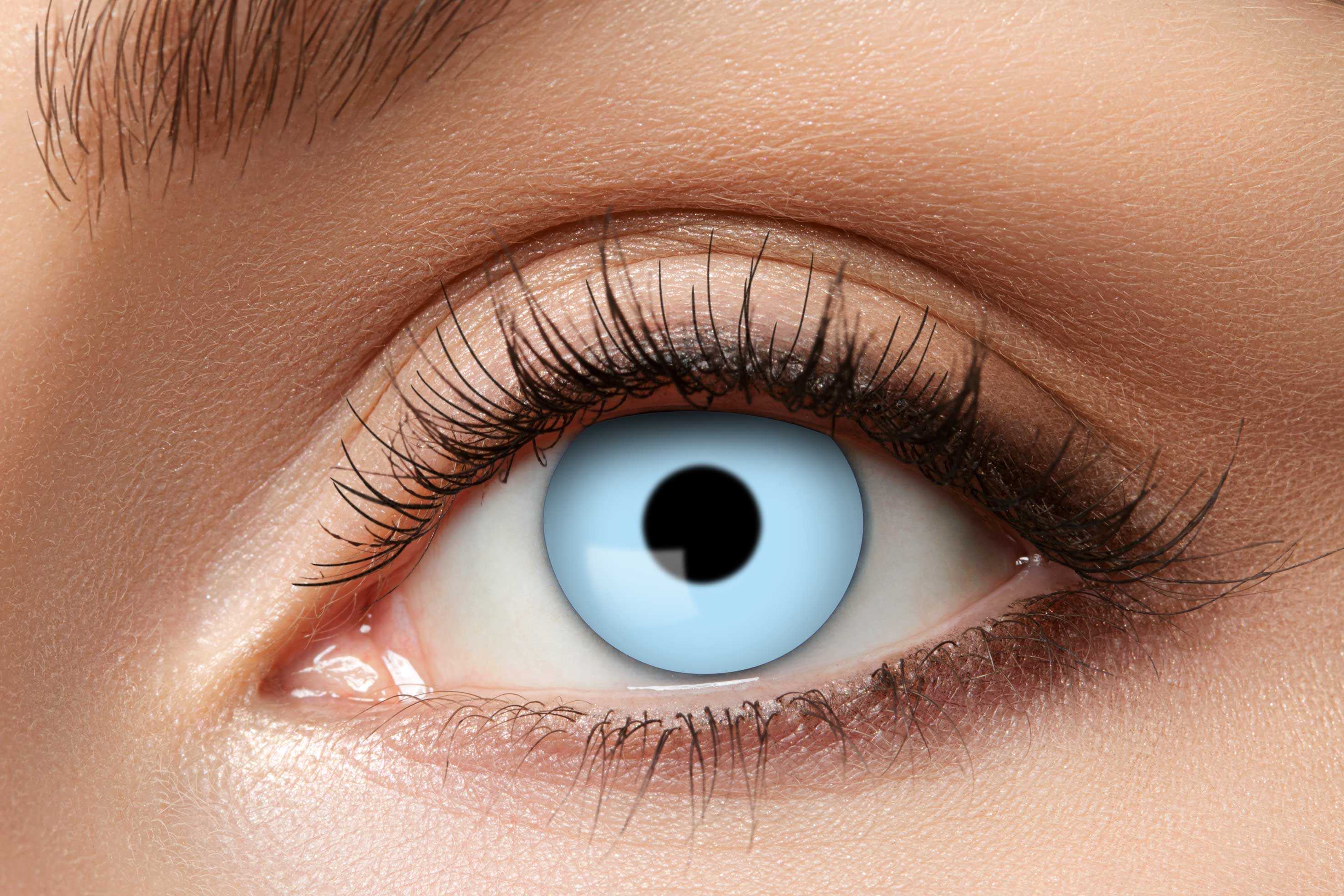 Kontaktlinsen Halloween Ice Blue