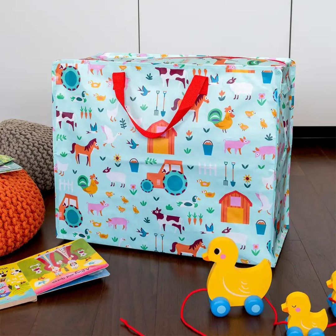 Rex london jumbo opbergtas farmyard