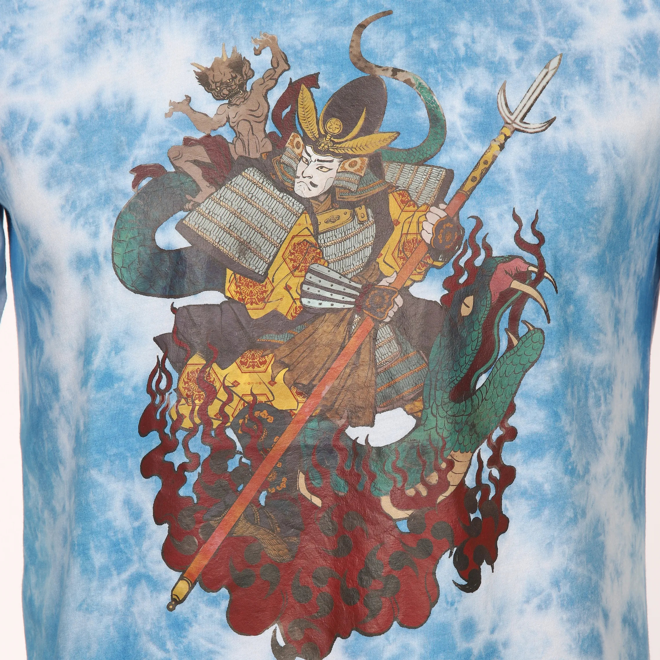 Herren Shirt im Batik Print mit coolem Motiv