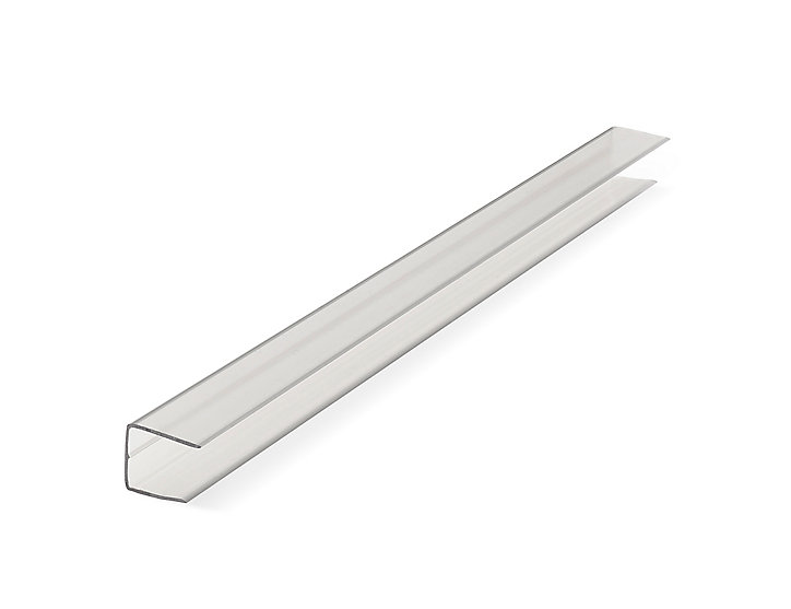 Profil C polycarbonate transparent 16 mm L.2 m