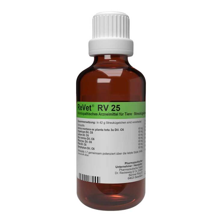 ReVet RV 25 Globuli für Tiere, 42 g