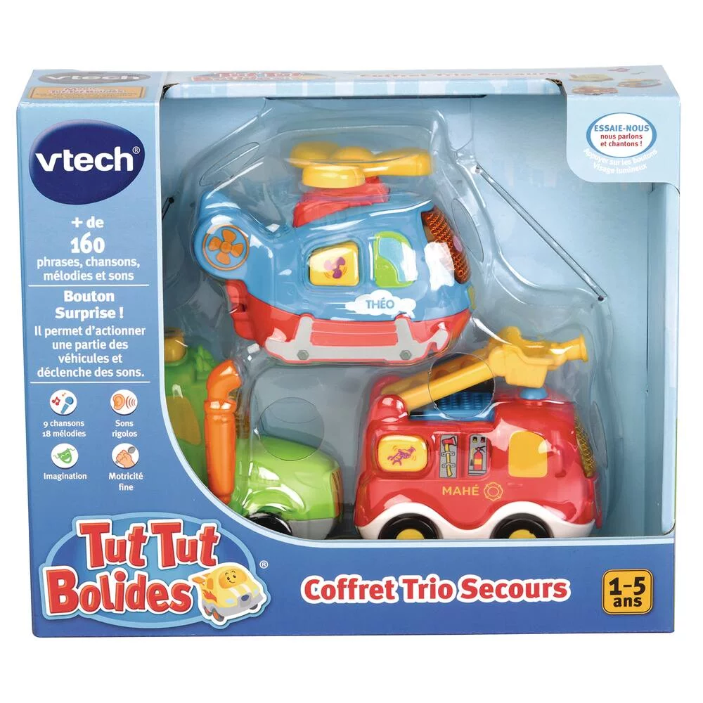 TUT TUT BOLIDES -COFFRET TRIO SECOURS