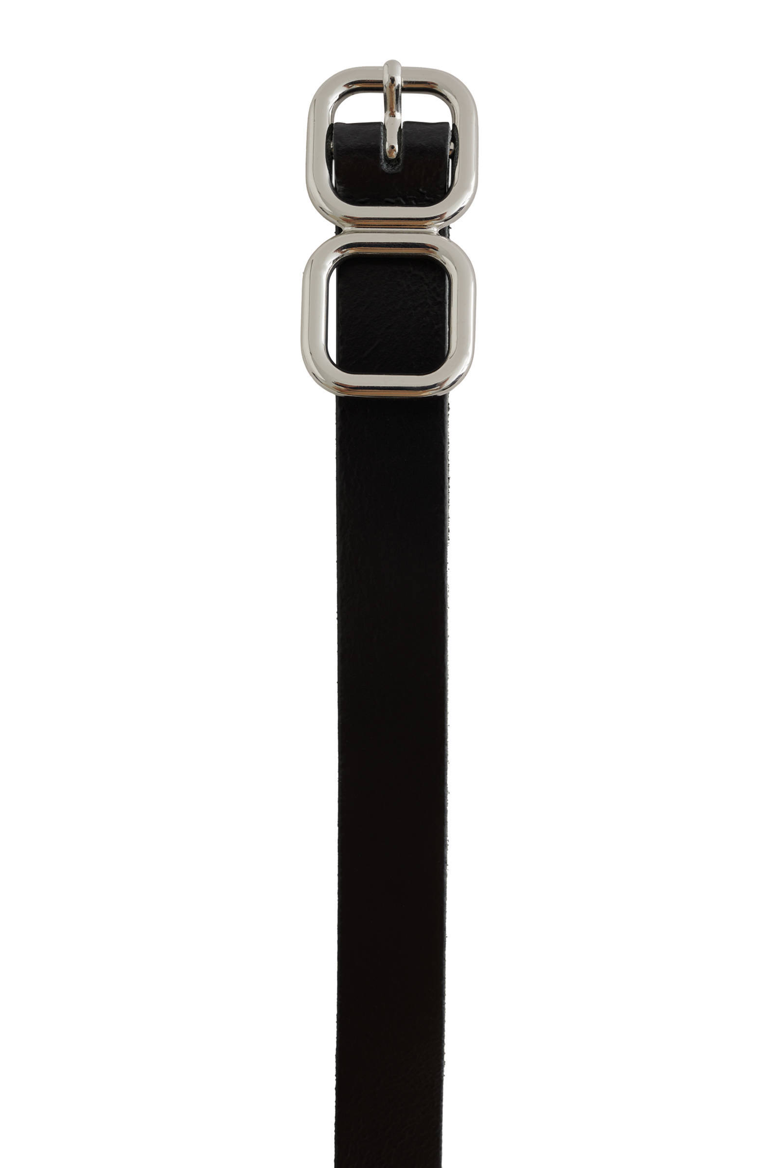 WE Fashion leren riem zwart