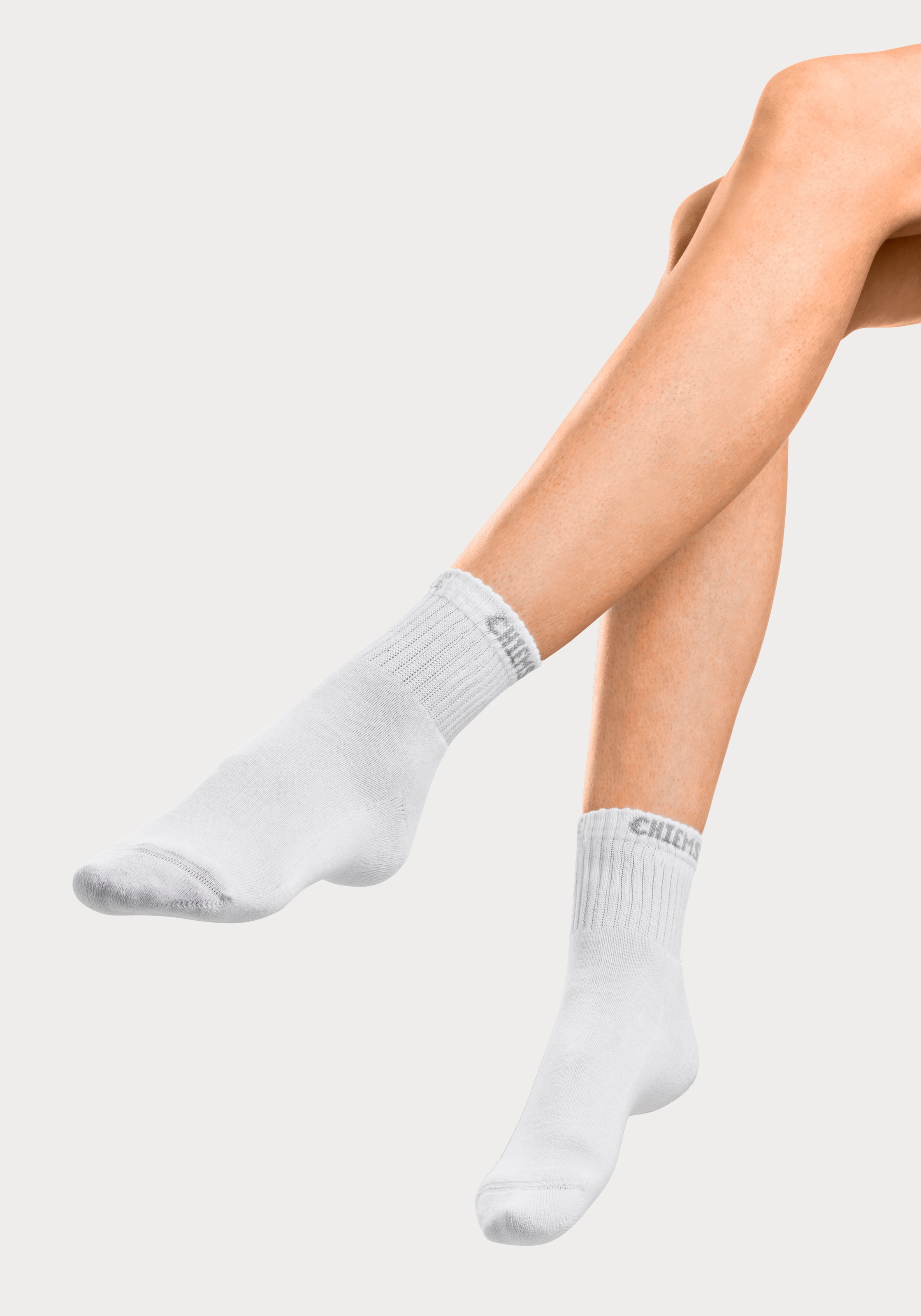 Chiemsee Kurzsocken Packung, 6 Stk. tlg. mit eingestricktem Markennamen