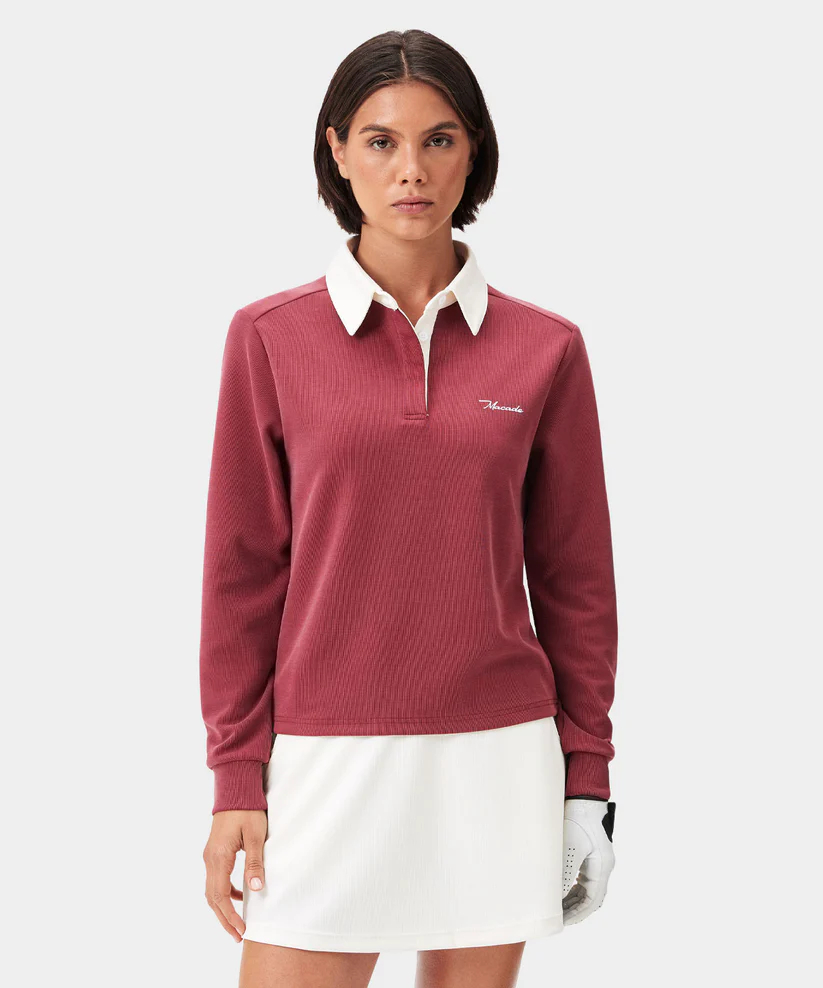 Macade Longsleeve Shirt Womens Richie Ruby Red