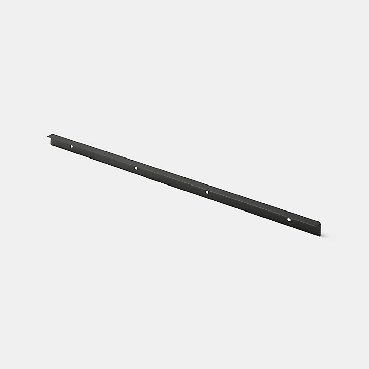 Profil de jonction pour plan de travail GoodHome Nantua Noir l. 29 mm x H. 25 mm