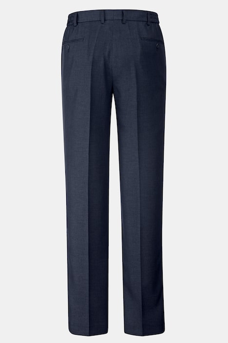 Men+ Anzug-Hose, Regular Fit, Bügelfalte, teilelastischer Bund, bis 35