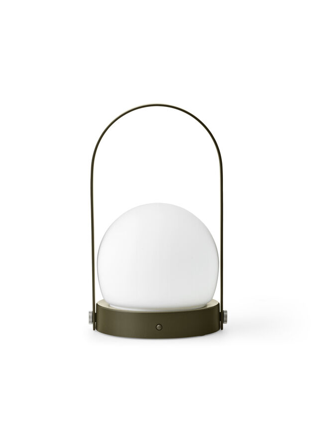 Audo Copenhagen Carrie Portable Table Lamp Olive
