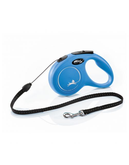 Flexi Rollijn Classic Koord S Blauw - Hondenriem