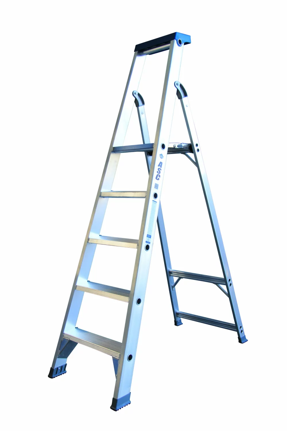 ASC 990608859 BT Trap - Enkel - Aluminium - 5 treden - max. werkhoogte 3.10 m.