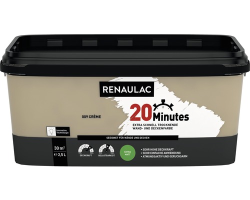 RENAULAC muurverf mat crème 2,5 L