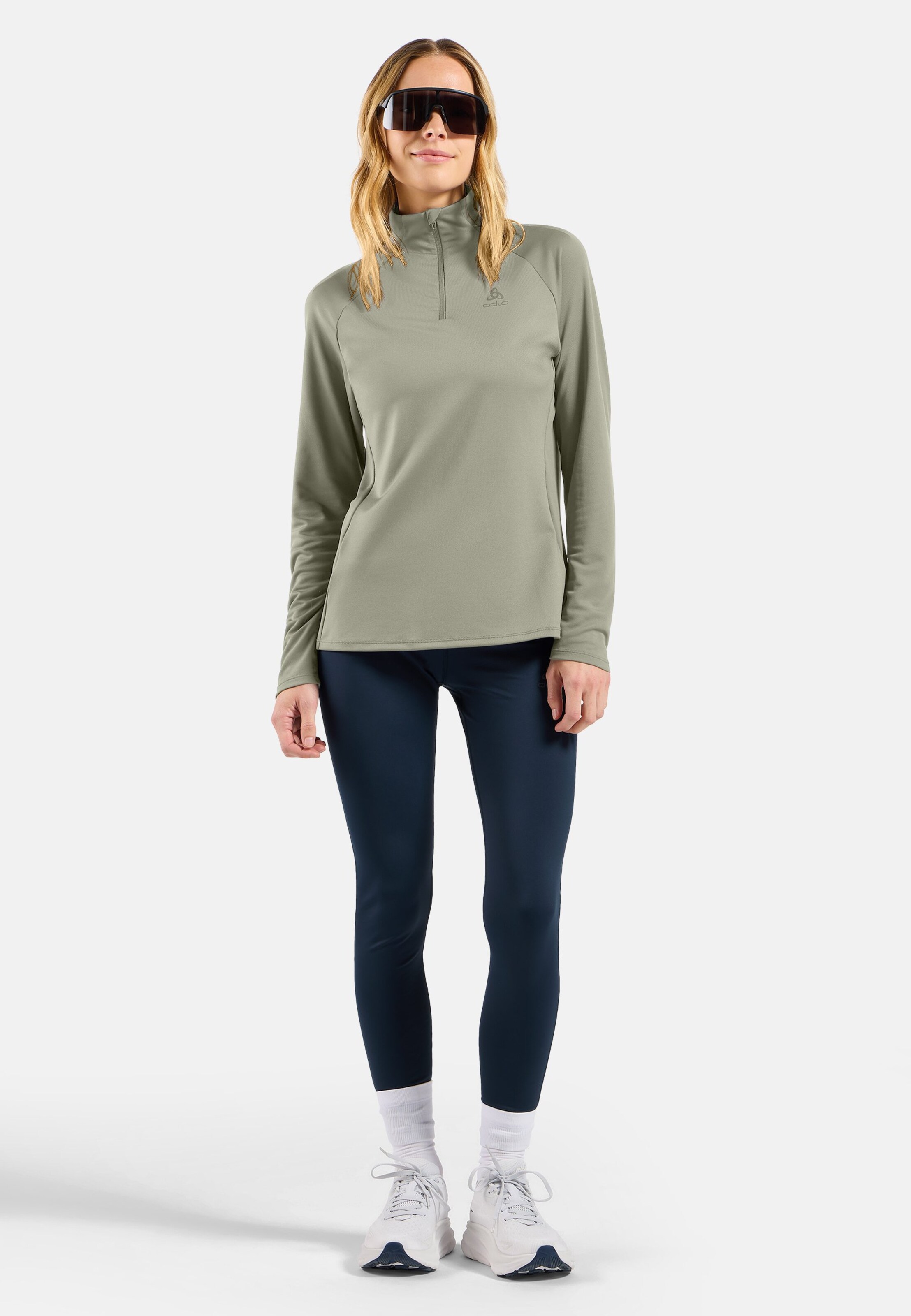 Essentials Ceramiwarm Mid Layer mit Halbreissverschluss in shadow
