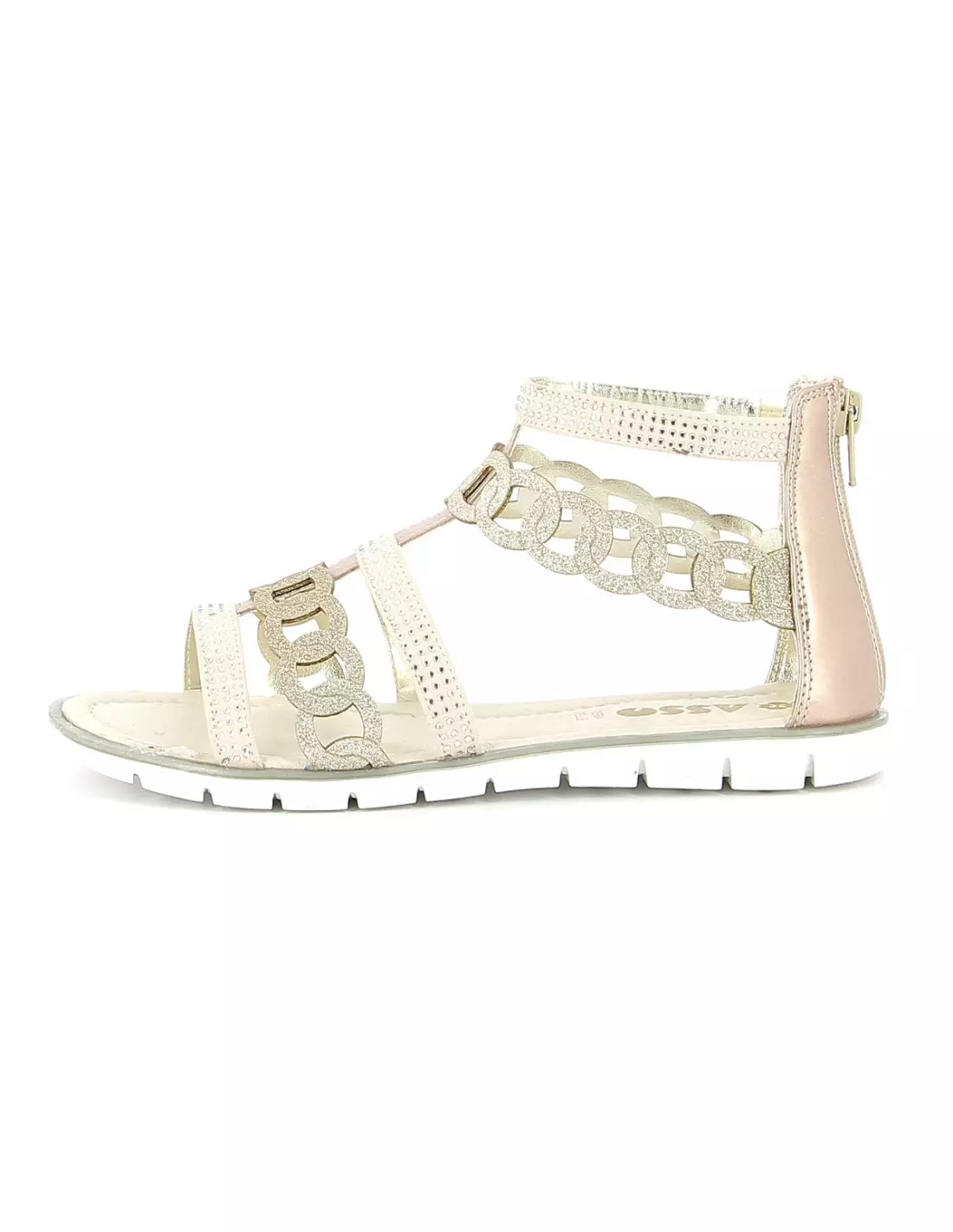 ASSO ARA - Sandales & nu-pieds Cipria