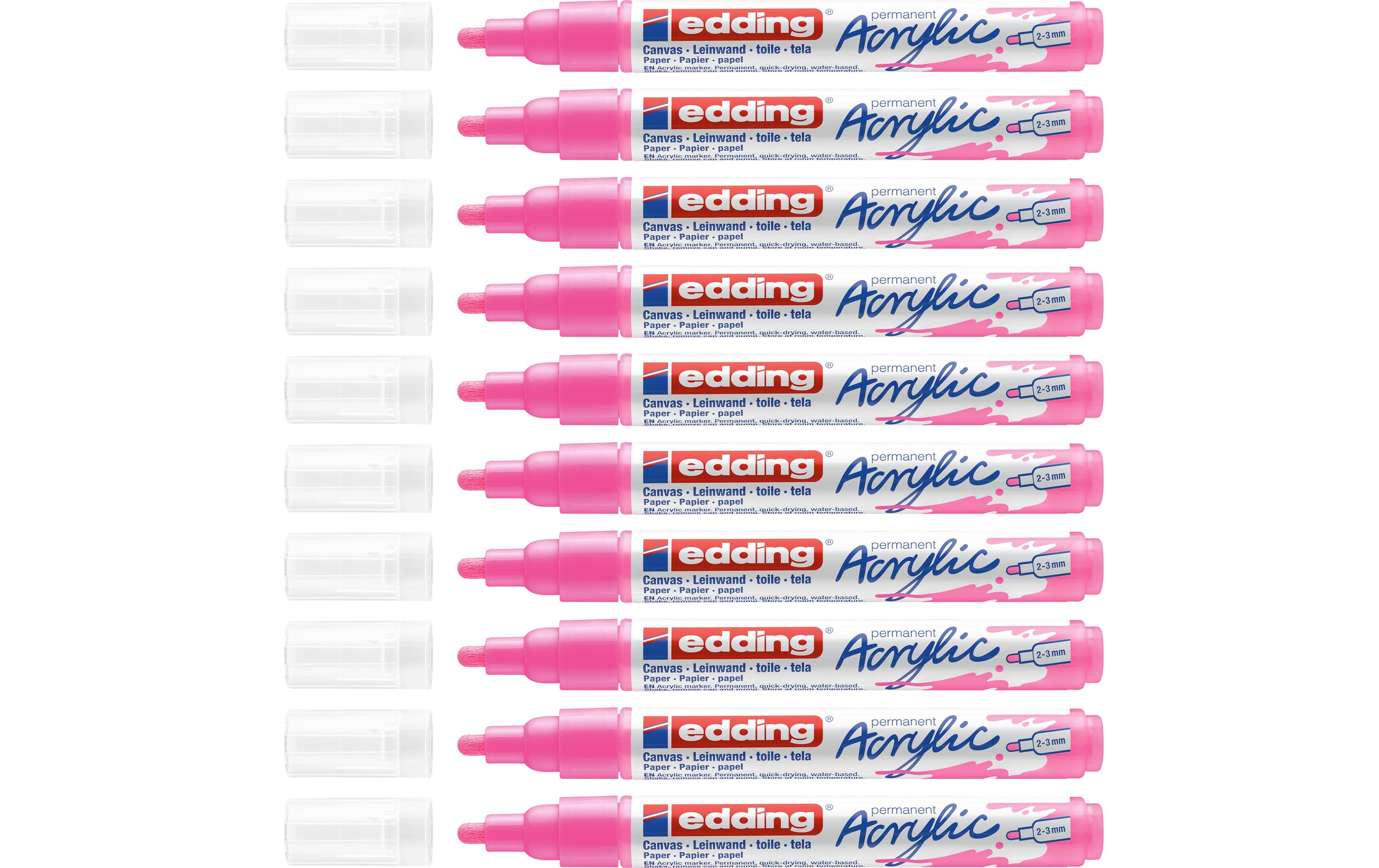 Acrylmarker 5100 Medium, NeonpinkSchnelltrocknende Acrylstifte