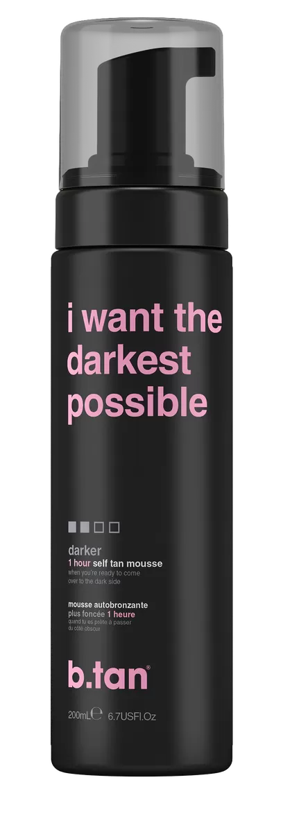 b.tan I Want The Darkest Tan Possible Self Tan Mousse - 200 ml.