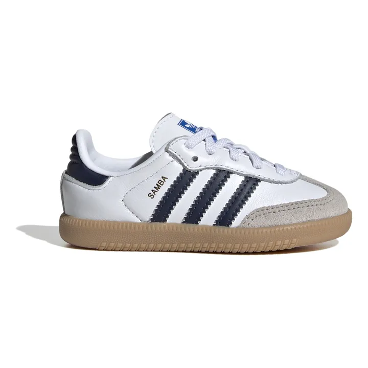 Adidas Baskets Lacets Elastiqués Samba Semelle Gomme | Bleu marine