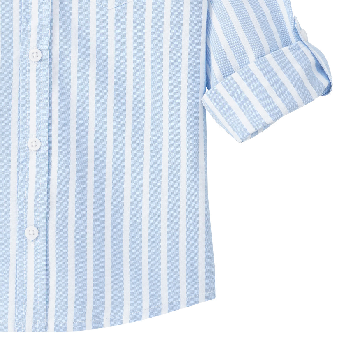 Topolino Jungen Hemd mit Streifen hellblau / weiss