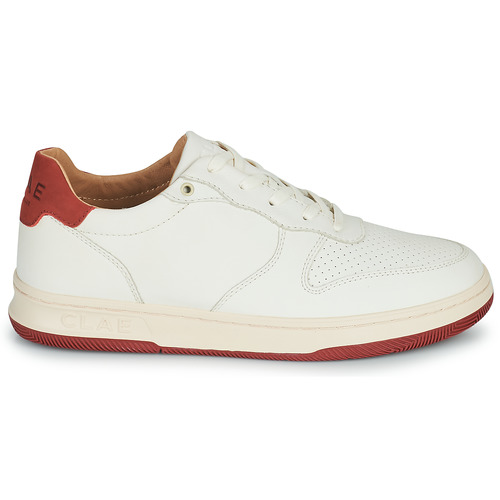 Clae - MALONE - Blanc / Rouge