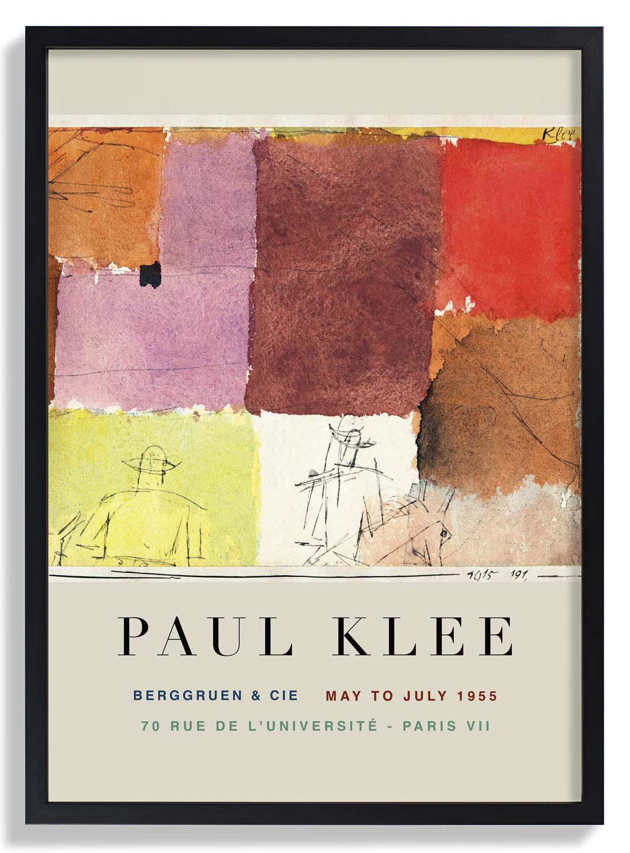 Paul Klee Komposition mit Figuren Kunstausstellung
