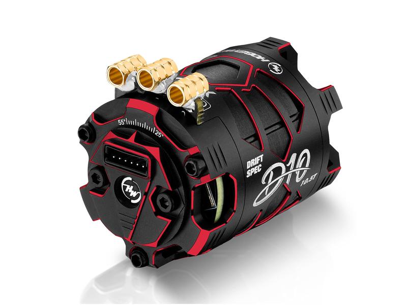 Hobbywing Brushless Sensored Motor Xerun D10 Drift 10.5T, R Brushless Sensored Drift Motor 10.5T