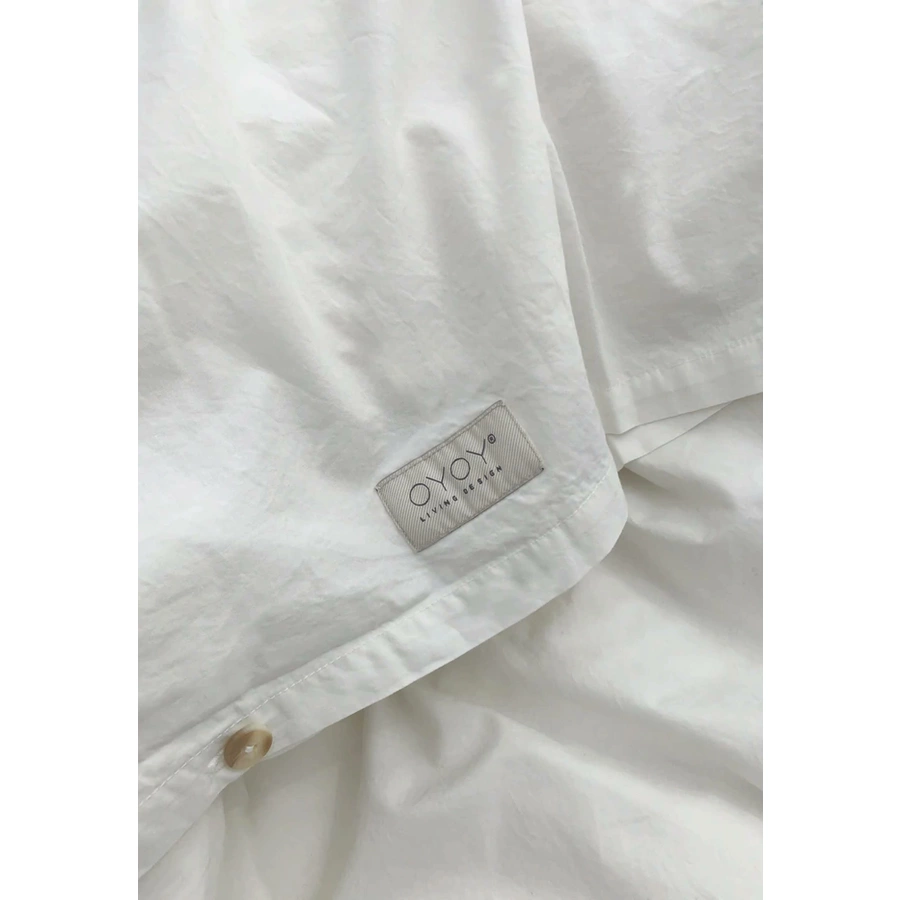 OYOY Bettwäsche Nuku Bedding - Adult H200 x W140 cm;H60 x W63 cm offwhite