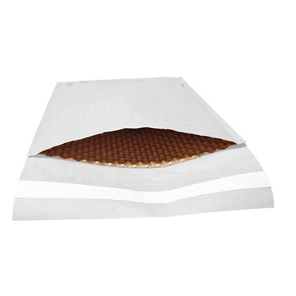 La Couronne Pochette matelassée à bulles 240 x 340 mm - 100% papier kraft blanc 100g - Lot de 10