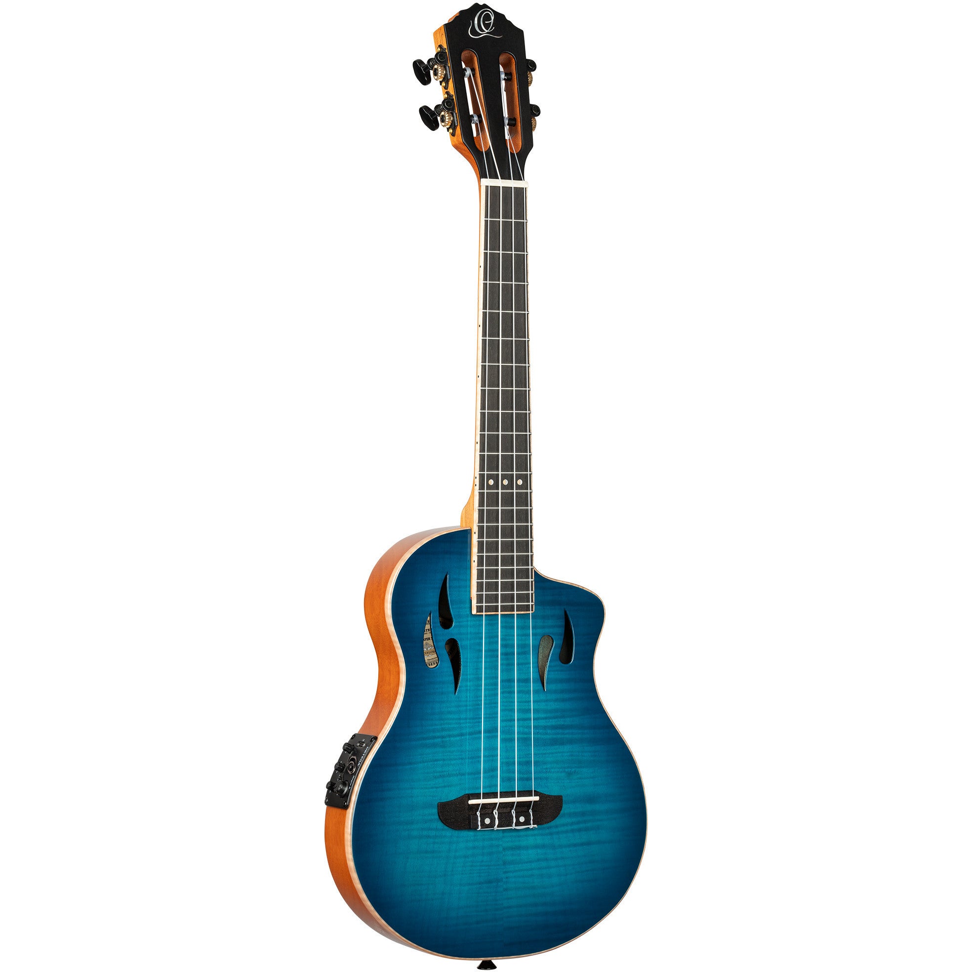 Ortega TourPlayer Series RTPX-U-FMA elektrische tenor ukelele met gigbag