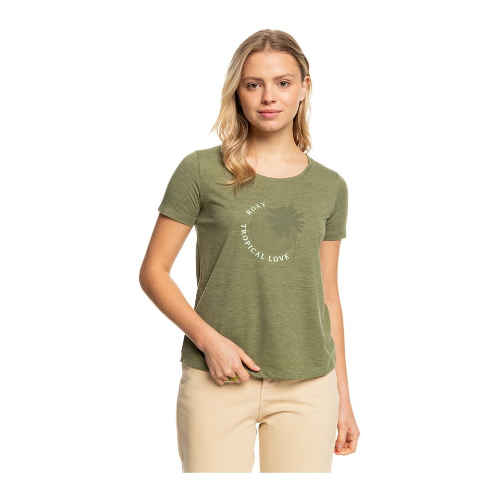 Roxy CHASING THE WAVE - Tee-shirt Femme loden green