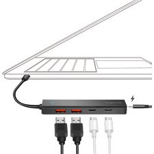Hub USB 3.2 Ultra Slim, 4 ports, 2x USB-A, 2x USB-C