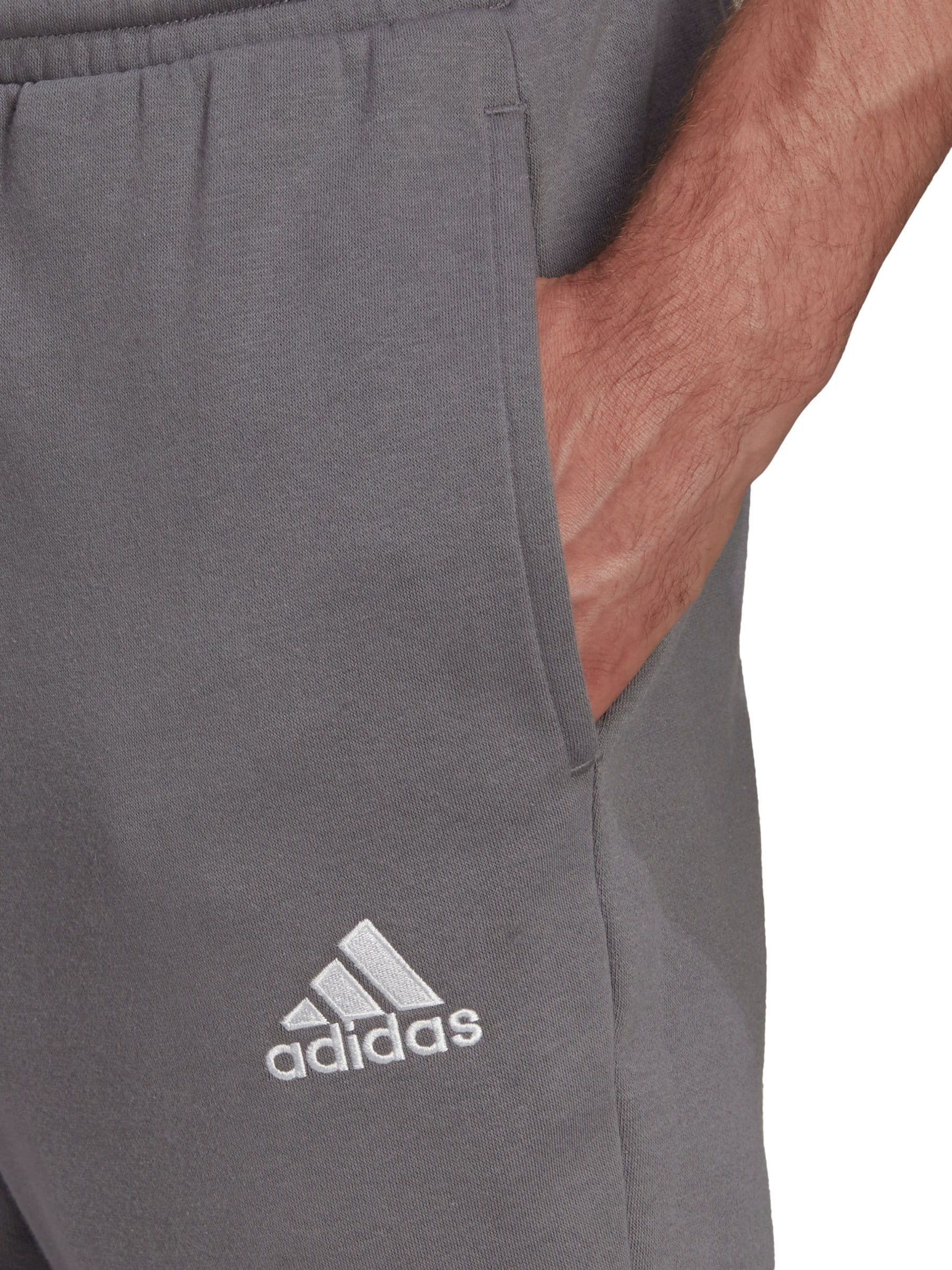 Grijs - adidas Entrada joggingbroek van sweatstof