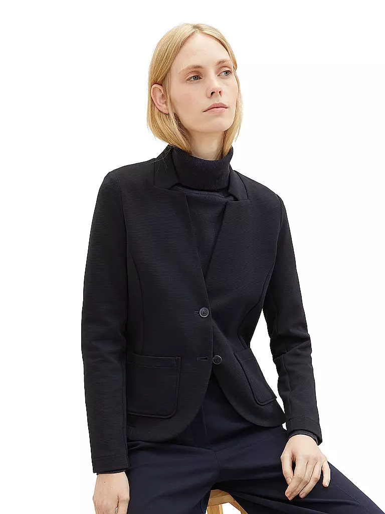 TOM TAILOR Jerseyblazer dunkelblau