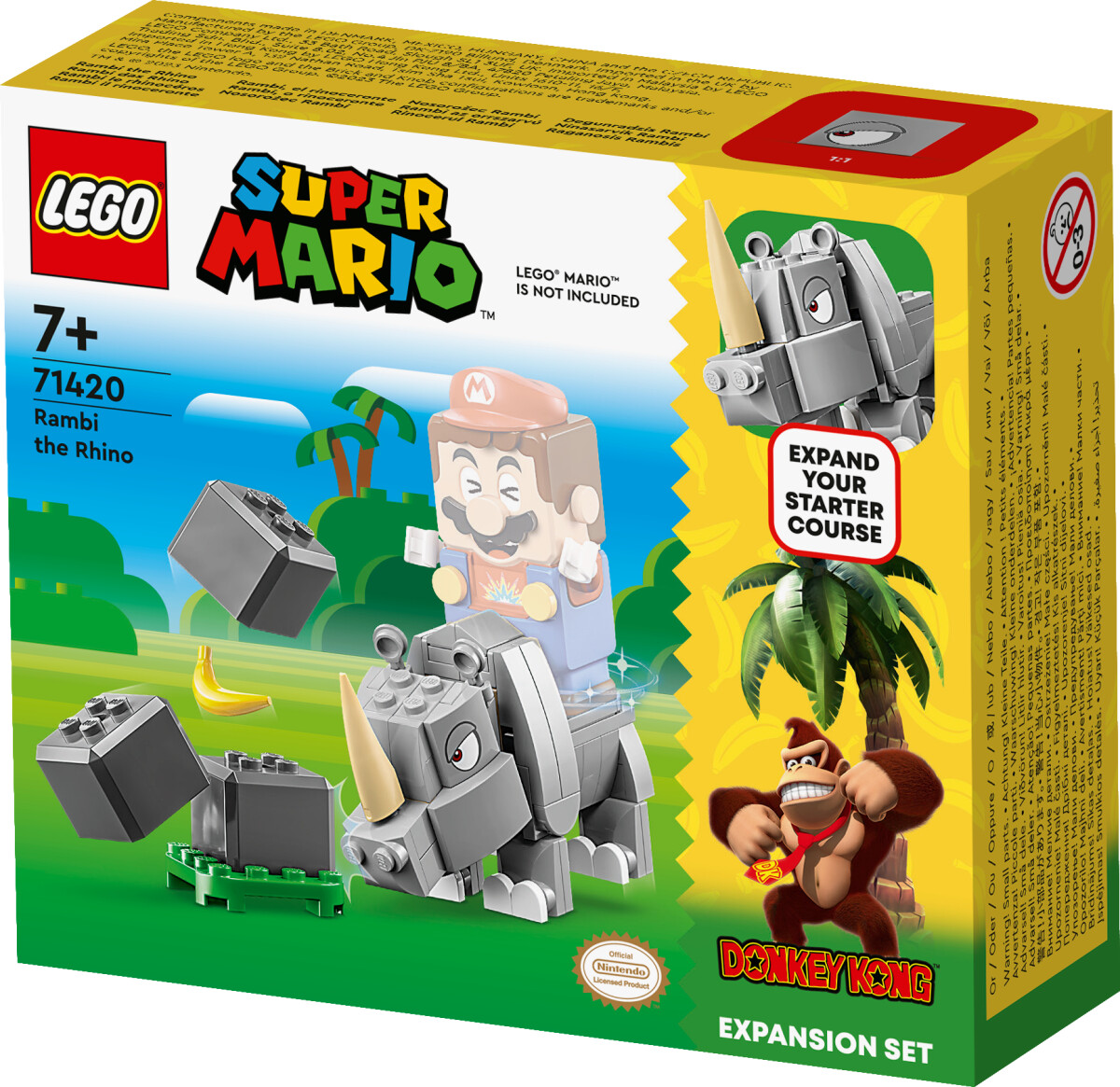 Lego Super Mario - Udvidelsessæt - Næsehornet Rambi - 71420