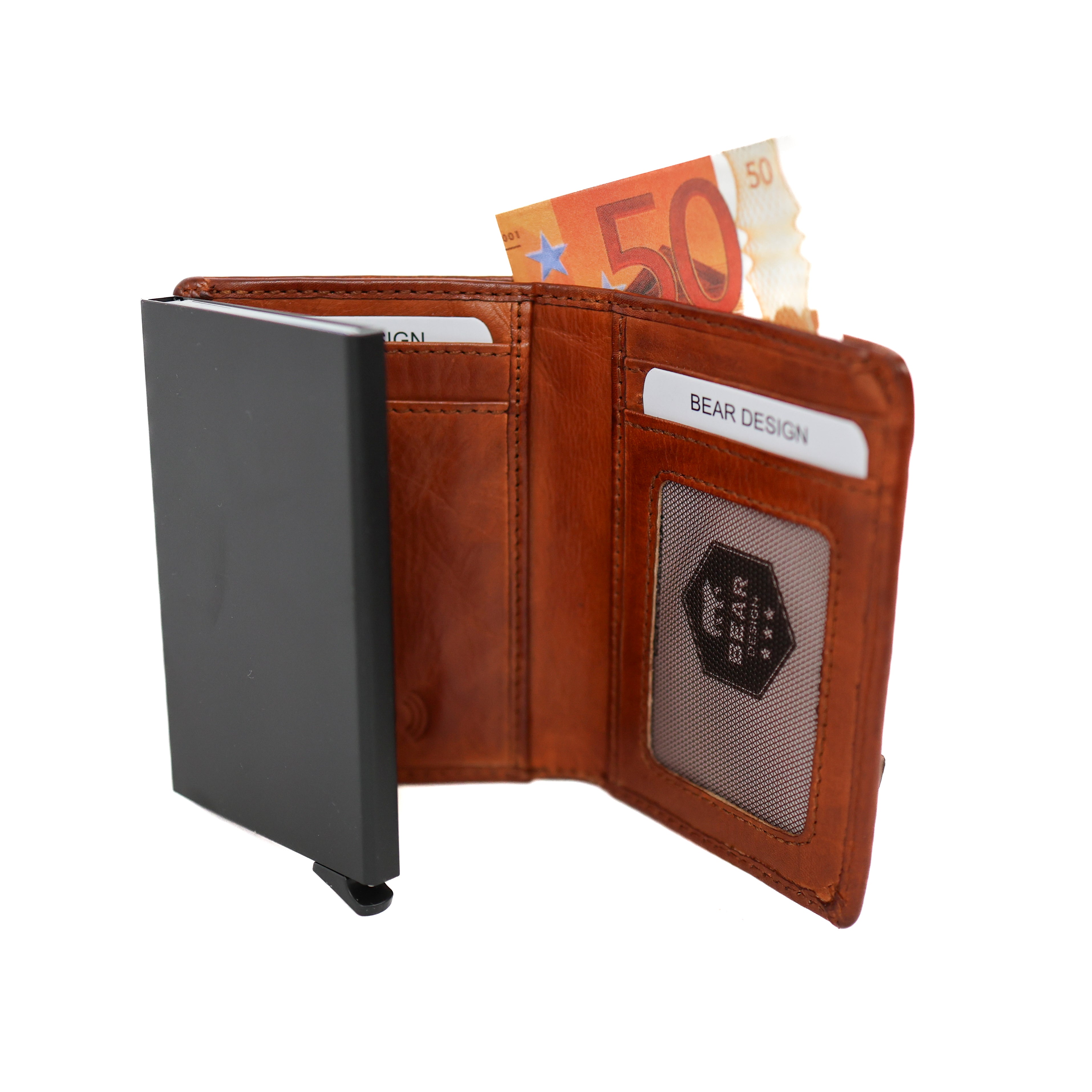 RFID Pasjeshouder 'Ruby' cognac Cognac