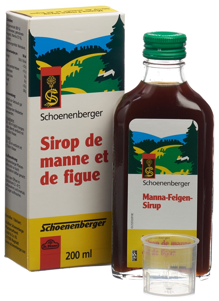 SCHOENENBERGER Manna-Feige Sirup Sirup Fl 200 ml