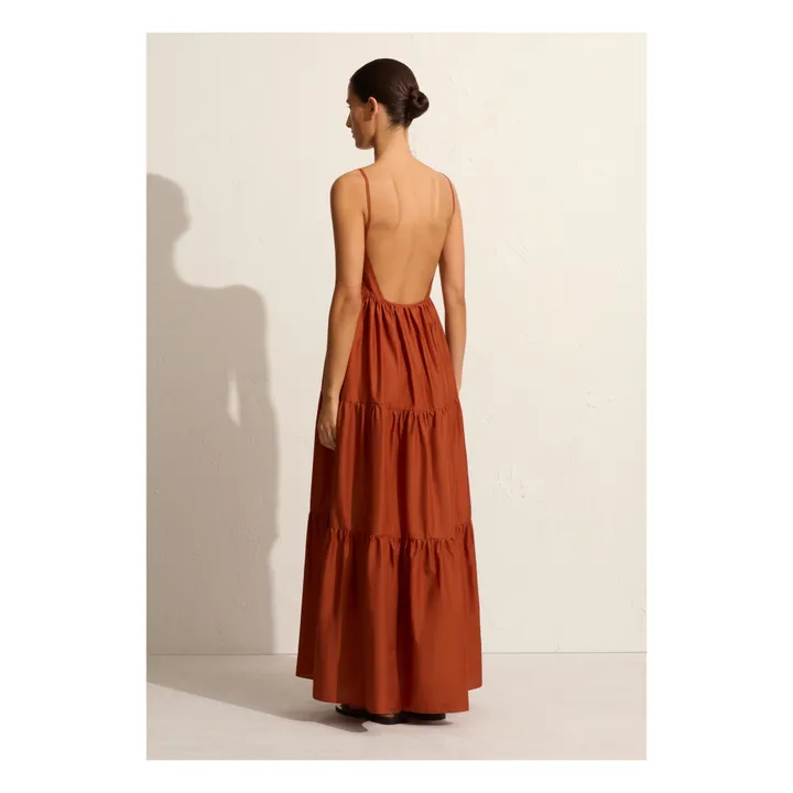 Matteau Robe Tiered Low Back | Terracotta