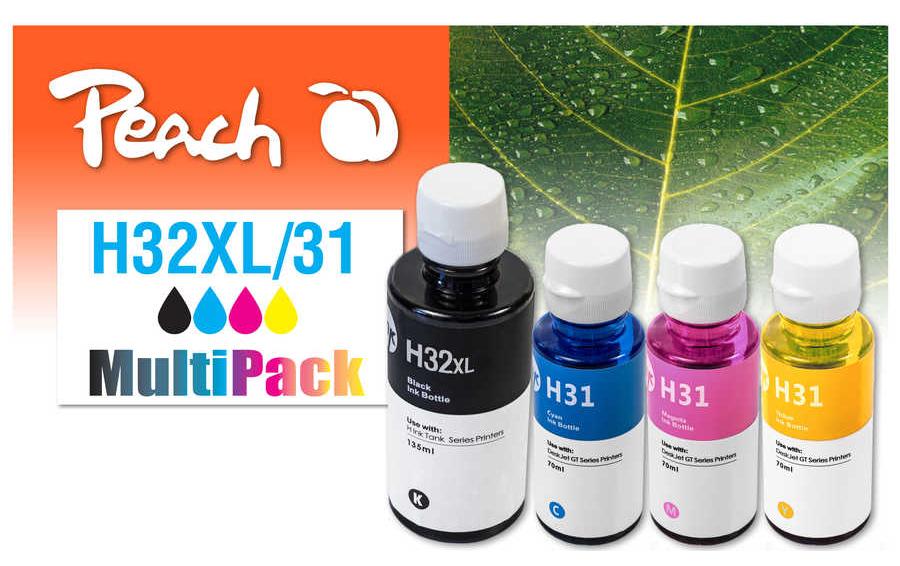 Tintenset HP CISS 32XL/31 Multipack BK/C/M/YDruckerpatrone: Schwarz, Cyan, Magenta, Gelb