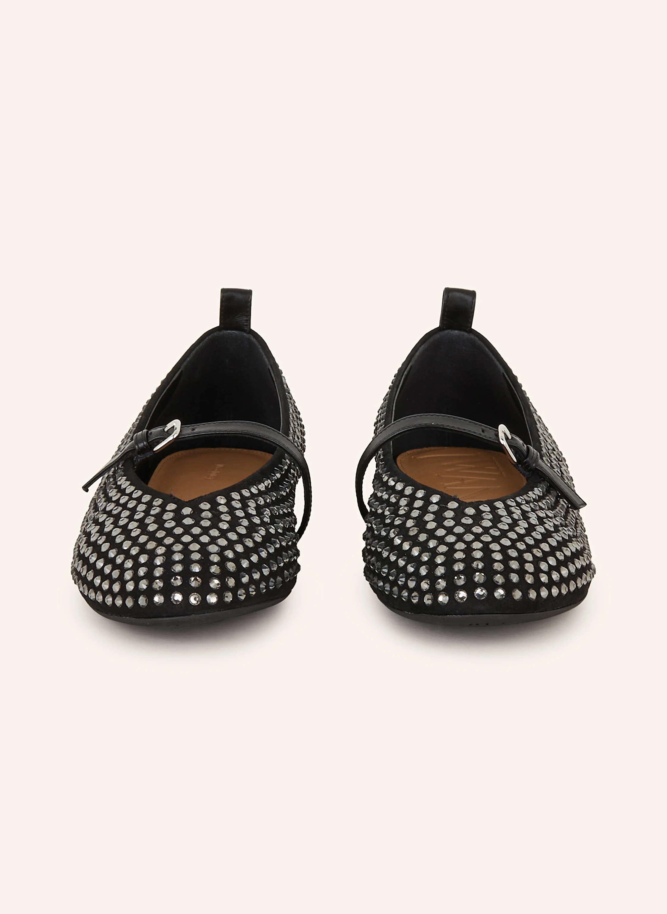 JW ANDERSON Mary-Jane-Ballerinas mit Schmucksteinen