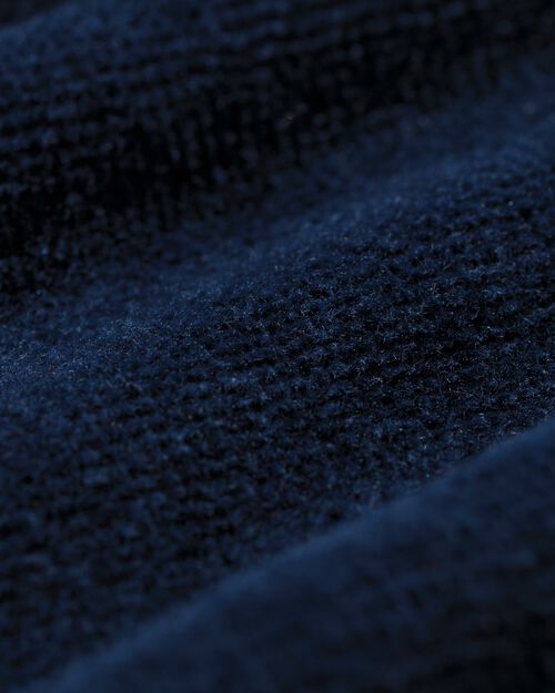 peignoir velours bleu foncé