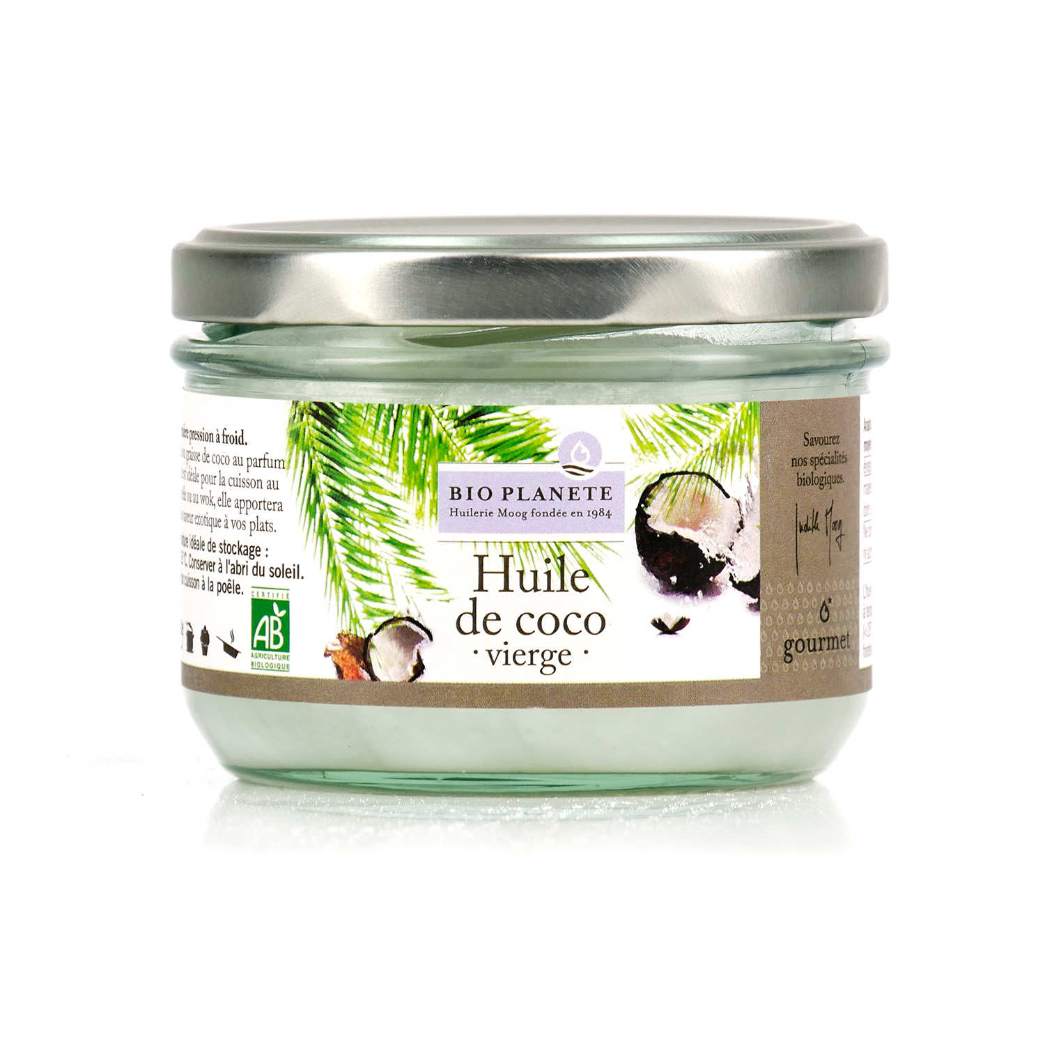 Huile de coco vierge bio et Fair Trade