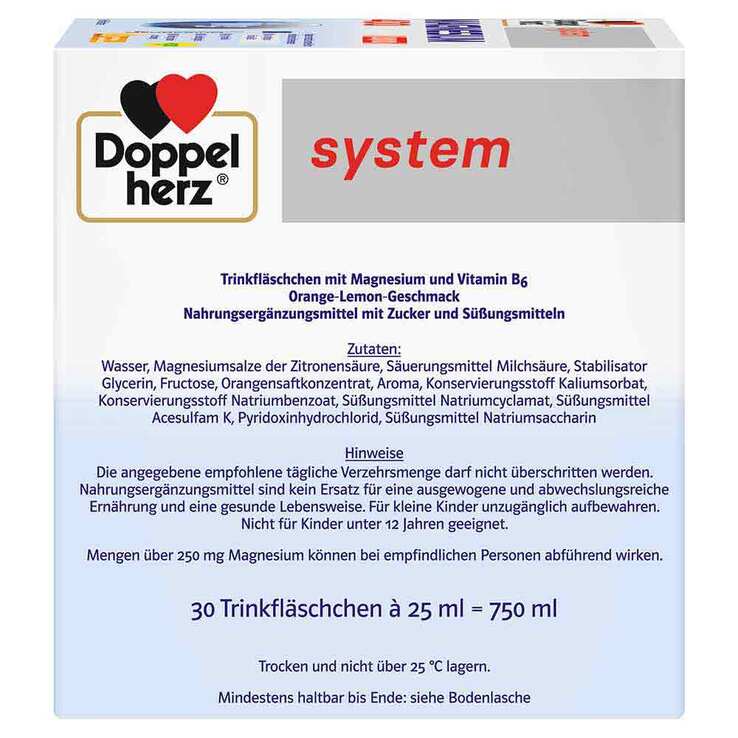 Doppelherz Magnesium 400 Liquid system Trinkampulle , 30 St