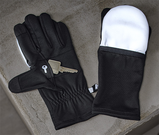 Klapp-Laufhandschuhe