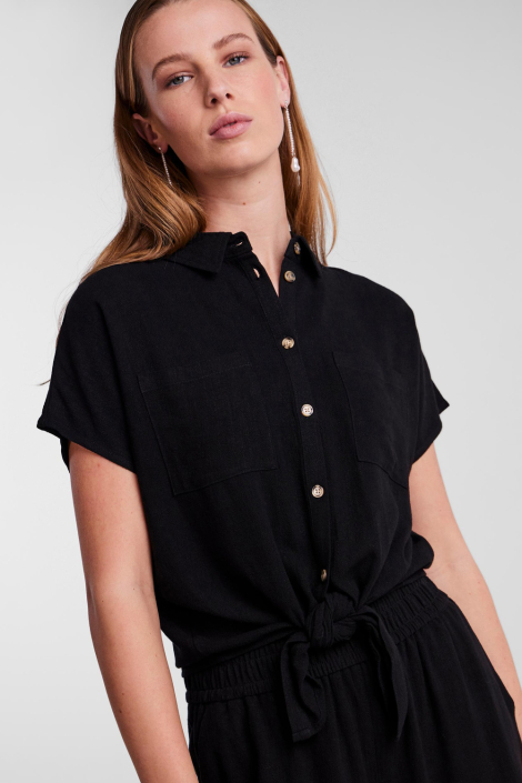 Pieces zwarte dames blouse